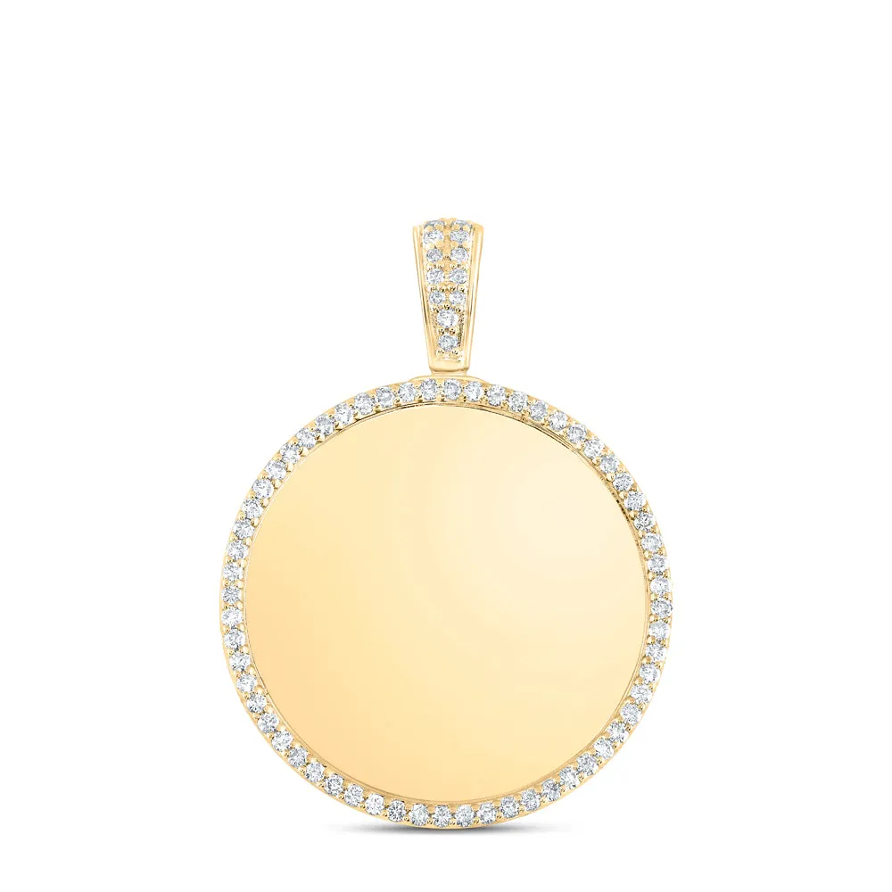 1 1/5CTW-DIA NK ROUND URN MEMORY PENDANT