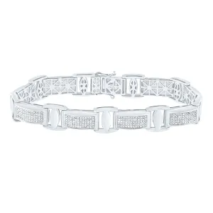 1 5/8CT-DIA MICRO-PAVE BRACELET
