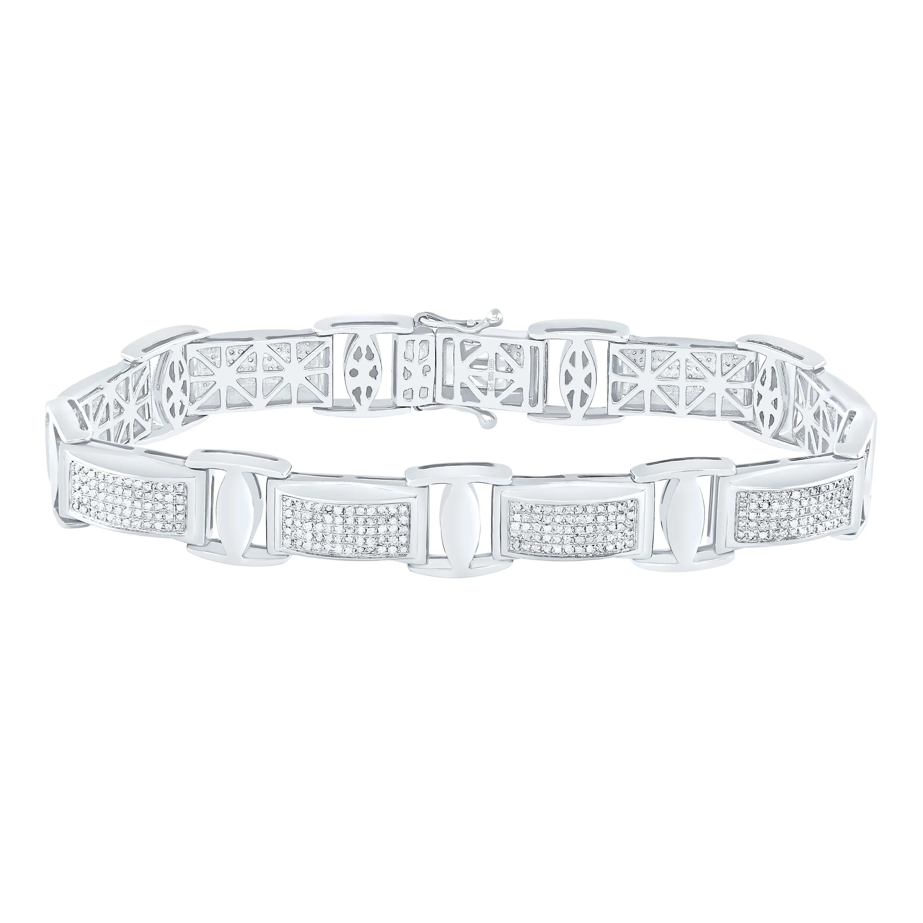 1 5/8CT-DIA MICRO-PAVE BRACELET