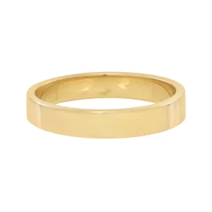 10k Solid Gold Flat Band Ring