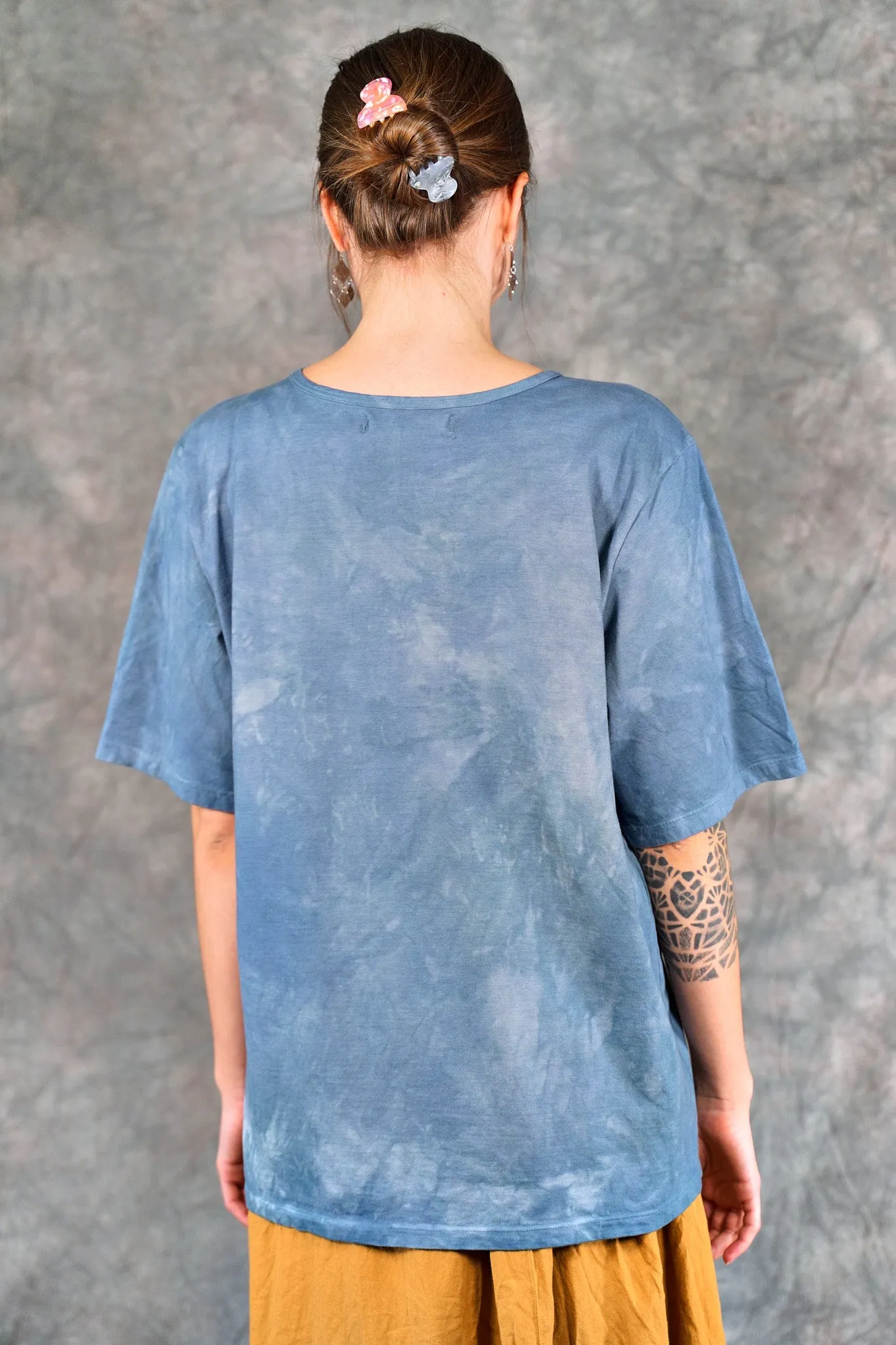 1171HD Fiona Tee  Mottled Blue Sky-P