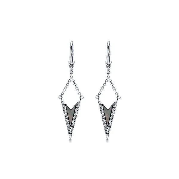 14k White Gold Kaslique Drop