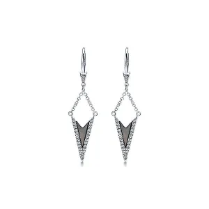 14k White Gold Kaslique Drop