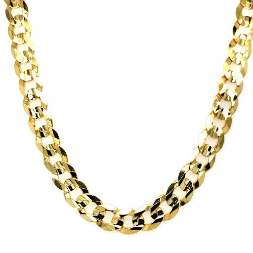 14K Yellow Gold Curb Chain 24"