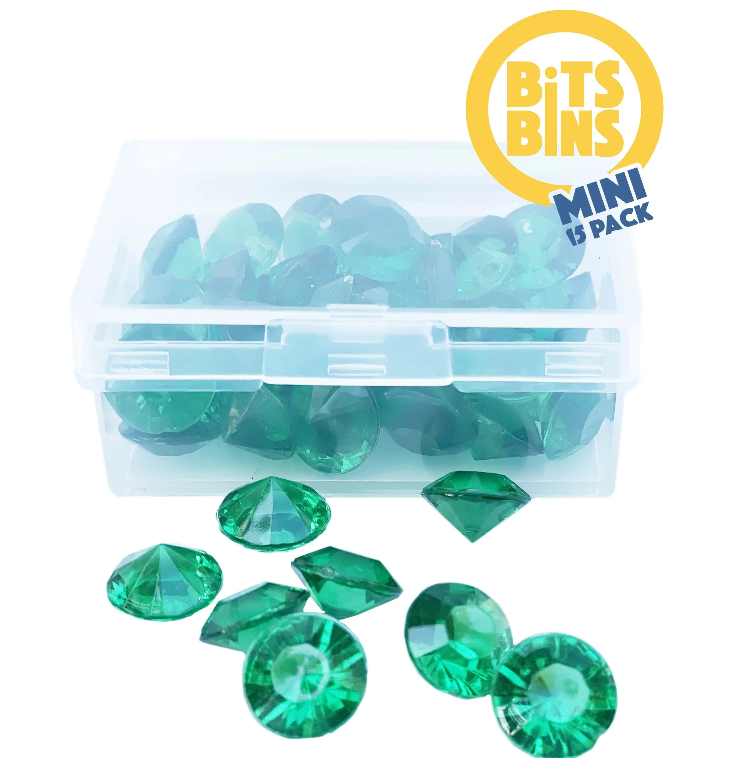 15 BitsBins Mini | Containers Measure 2.4" X 1.8" X 0.95"