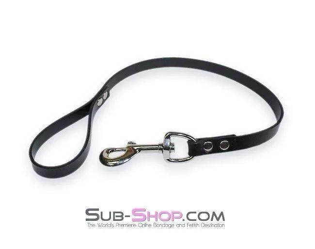1709A      Rubber Submission Bondage Slave Leash