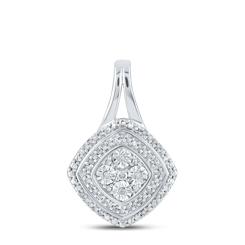 1/8CTW-DIA P2 GIFT CUSHION PENDANT