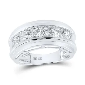 2 CT-DIA FASHION MENS BAND