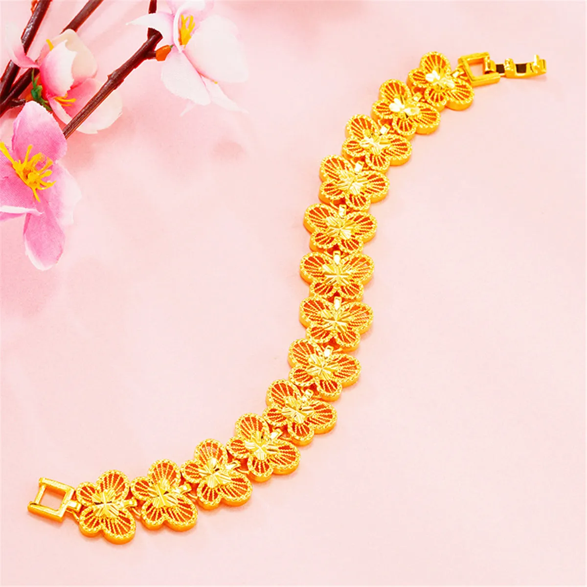 24K Gold-Plated Butterfly Bracelet