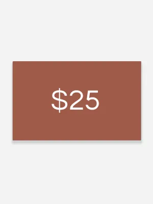 $25 Gift Card