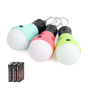3pcs Camping Lights-3 Lighting Modes,Portable LED Bulbs Ideal for Kids’ Camping