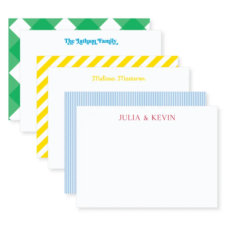 4.5x6.25 Name Notecard // DIY