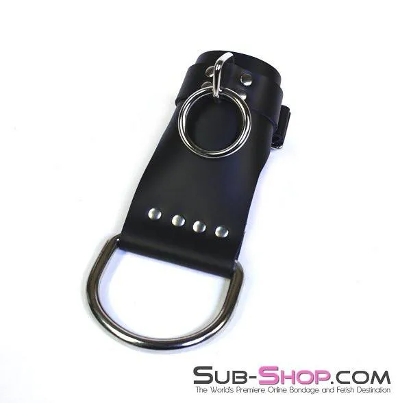 4729A      Suspension Bondage Leather Wrist Cuffs