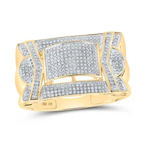 5/8CTW-DIA MICRO-PAVE MENS RING