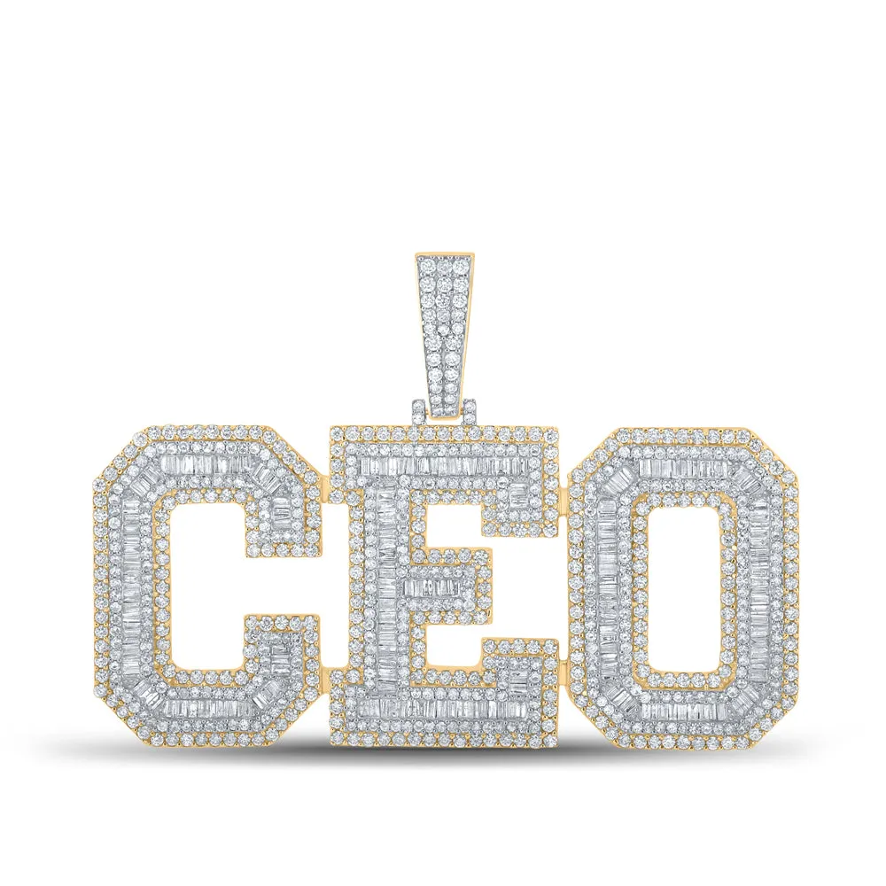 6 3/4CTW-DIA NK CEO MENS CHARM