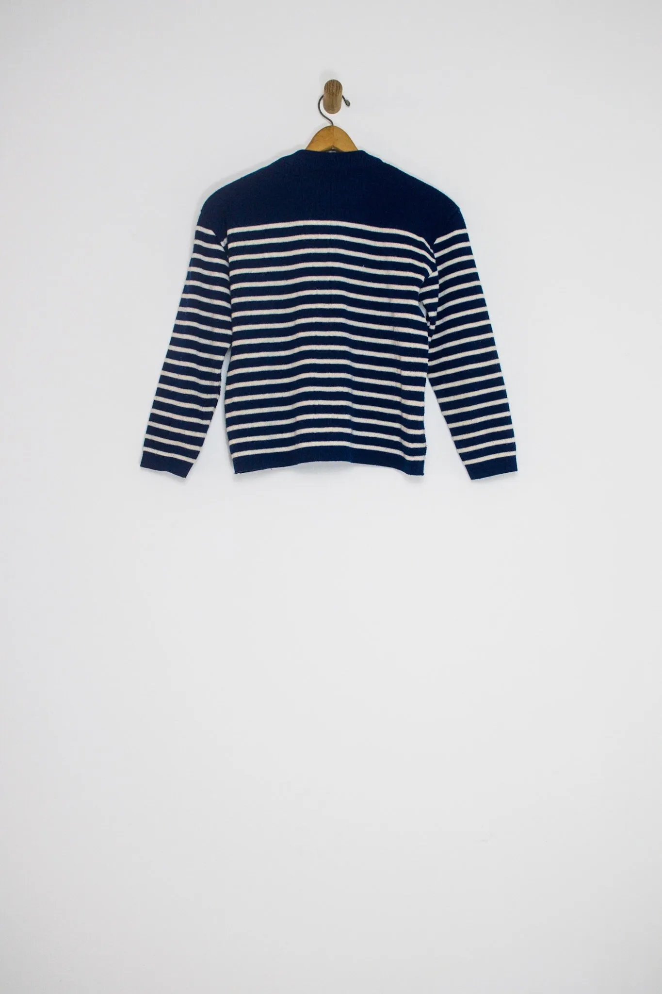 80’s STRIPED PULLOVER SWEATER / SMALL
