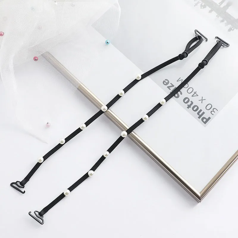 9 Color Pearl Bra Strap