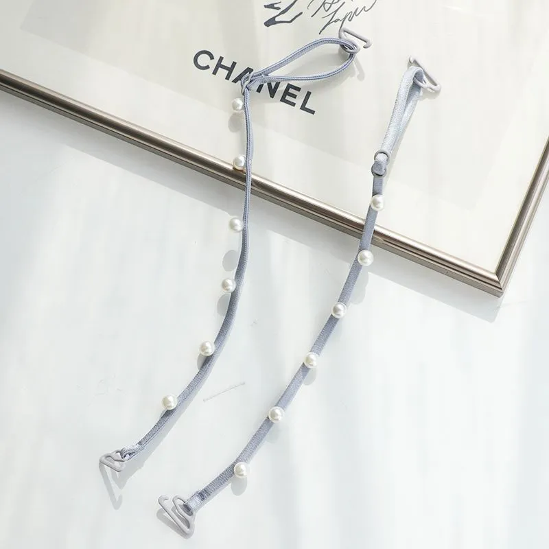 9 Color Pearl Bra Strap