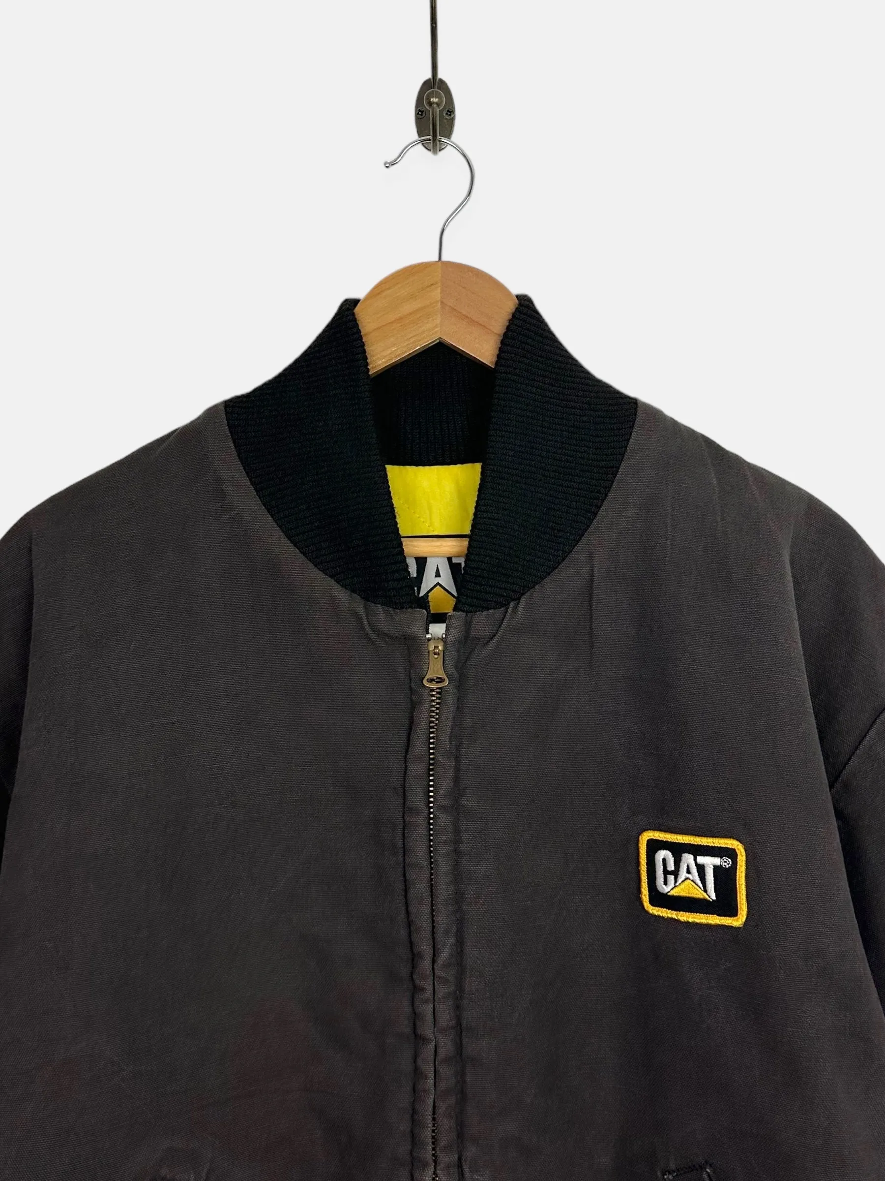 90's Cat Embroidered Vintage Heavy Duty Jacket Size M-L