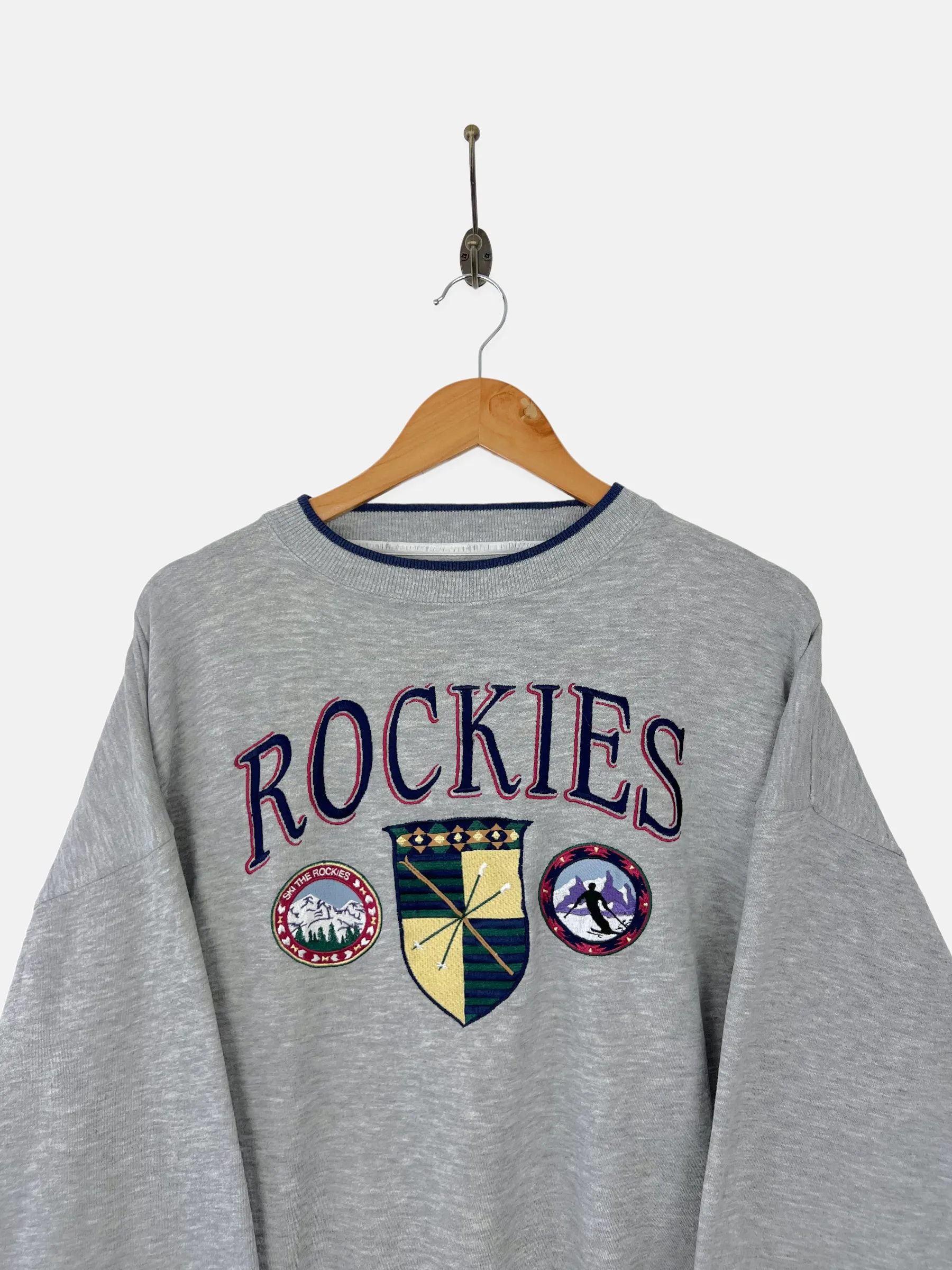 90's Rockies Embroidered Vintage Sweatshirt Size XL