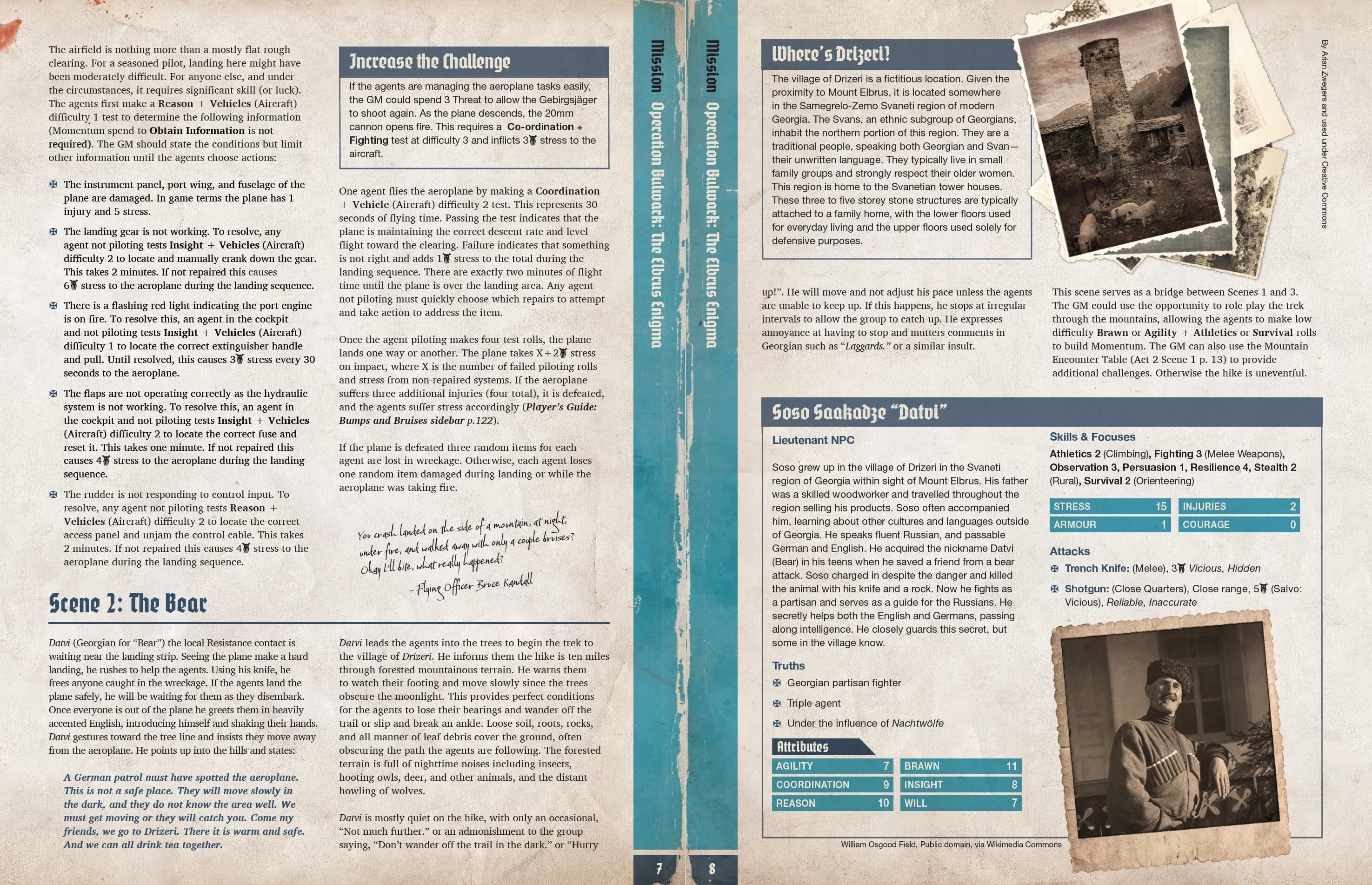 Achtung! Cthulhu 2d20: Operation Bulwark: The Elbrus Enigma (PDF)