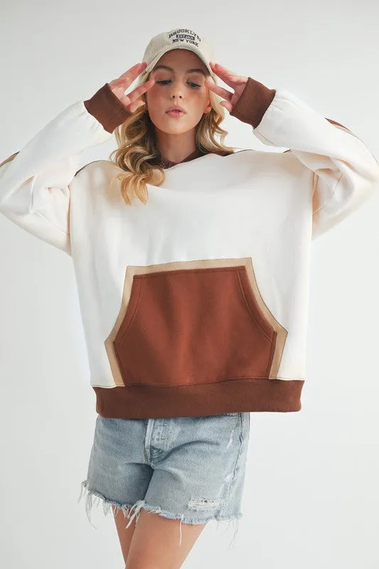 Aemi   Co Kate Colorblock Hoodie