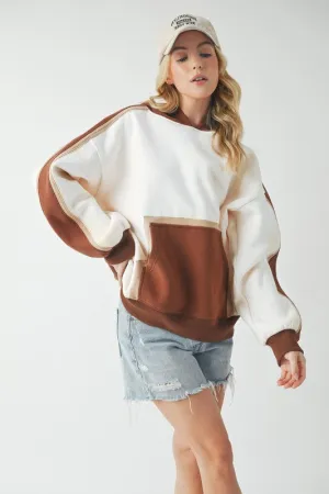 Aemi   Co Kate Colorblock Hoodie