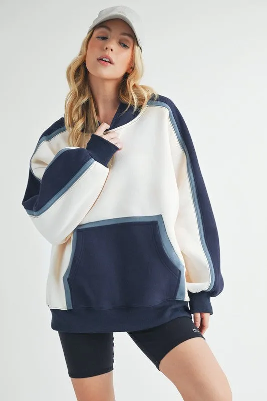 Aemi   Co Kate Colorblock Hoodie