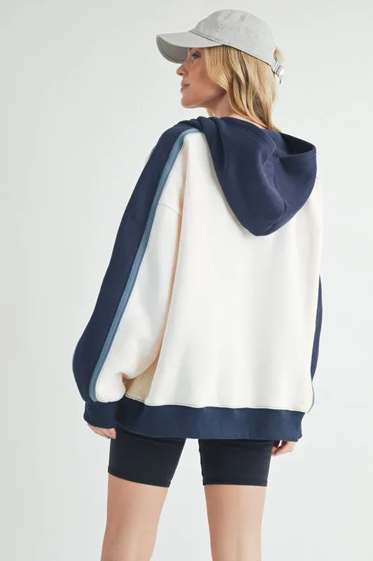 Aemi   Co Kate Colorblock Hoodie