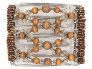 African Butterfly - 7 Tong Wire Hair Clip 290