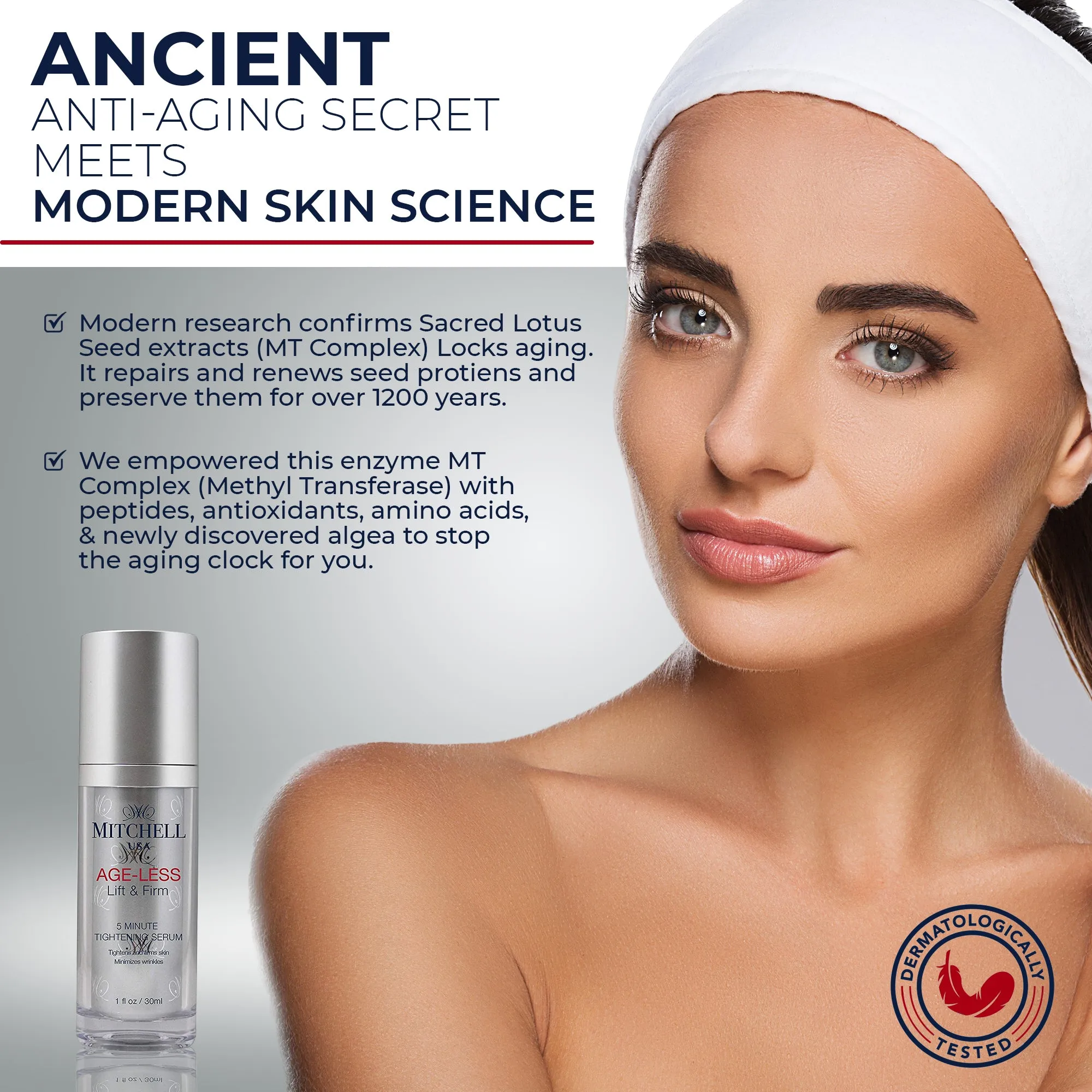 Ageless Lift & Firm Tightening serum 30ml (Pump)