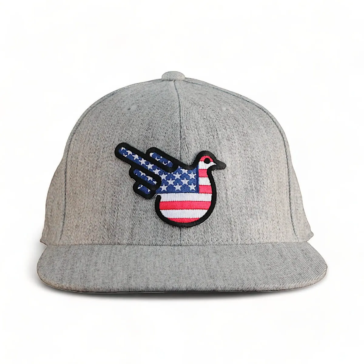 American Fitted Flat Brim Hat