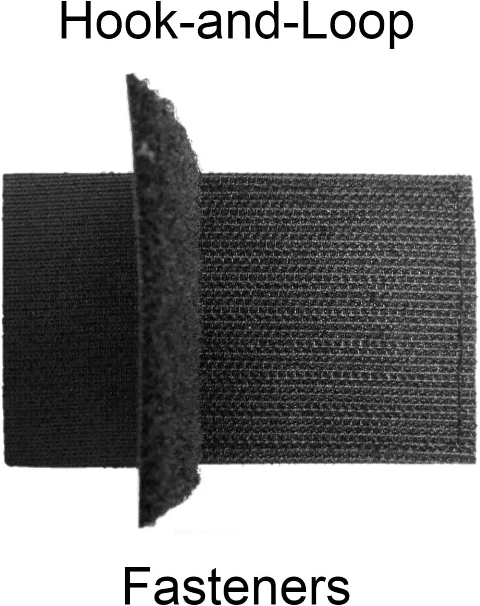 American Flag Patch 4-Pack Set, Embroidered, Hook and Loop (Thin White Line)