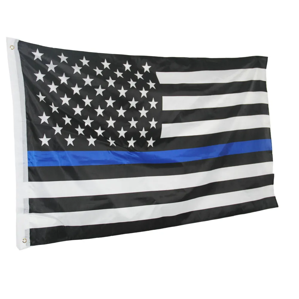 American Flag Thin Blue Line Flag