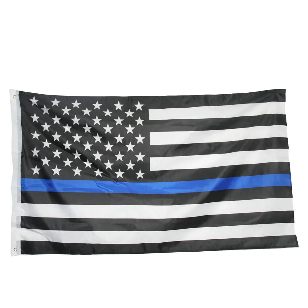 American Flag Thin Blue Line Flag