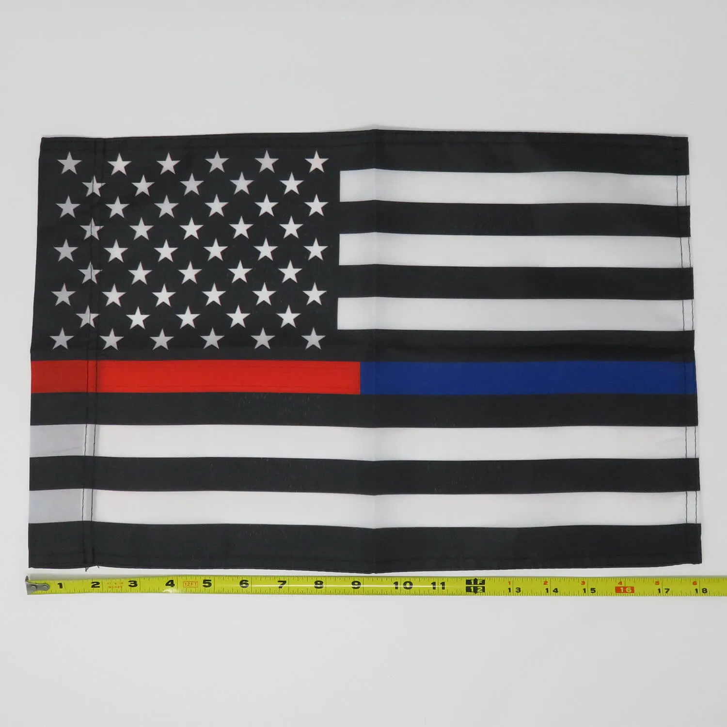 American Flag Thin Blue Line Thin Red Line Garden Flag