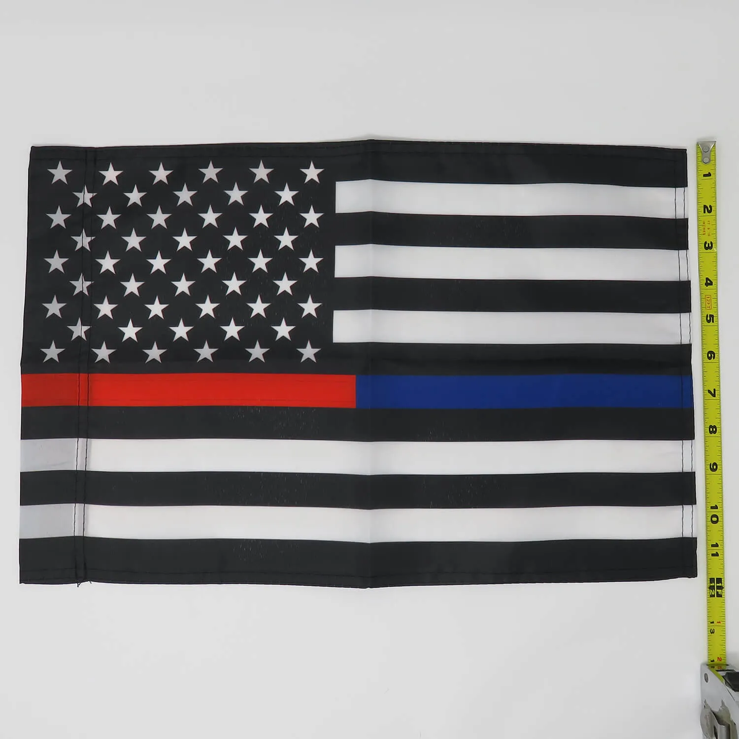 American Flag Thin Blue Line Thin Red Line Garden Flag