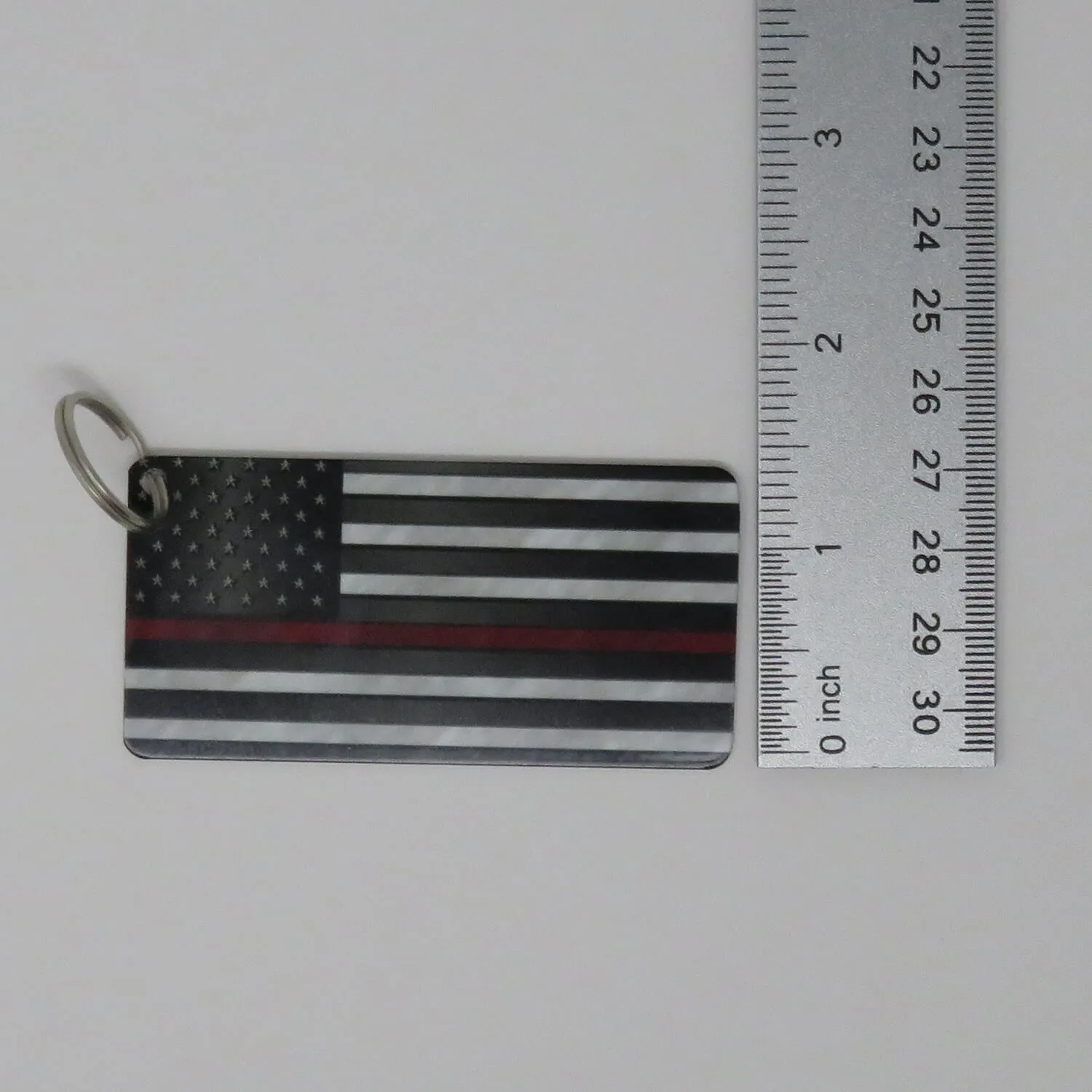 American Flag Thin Red Line Key Chain