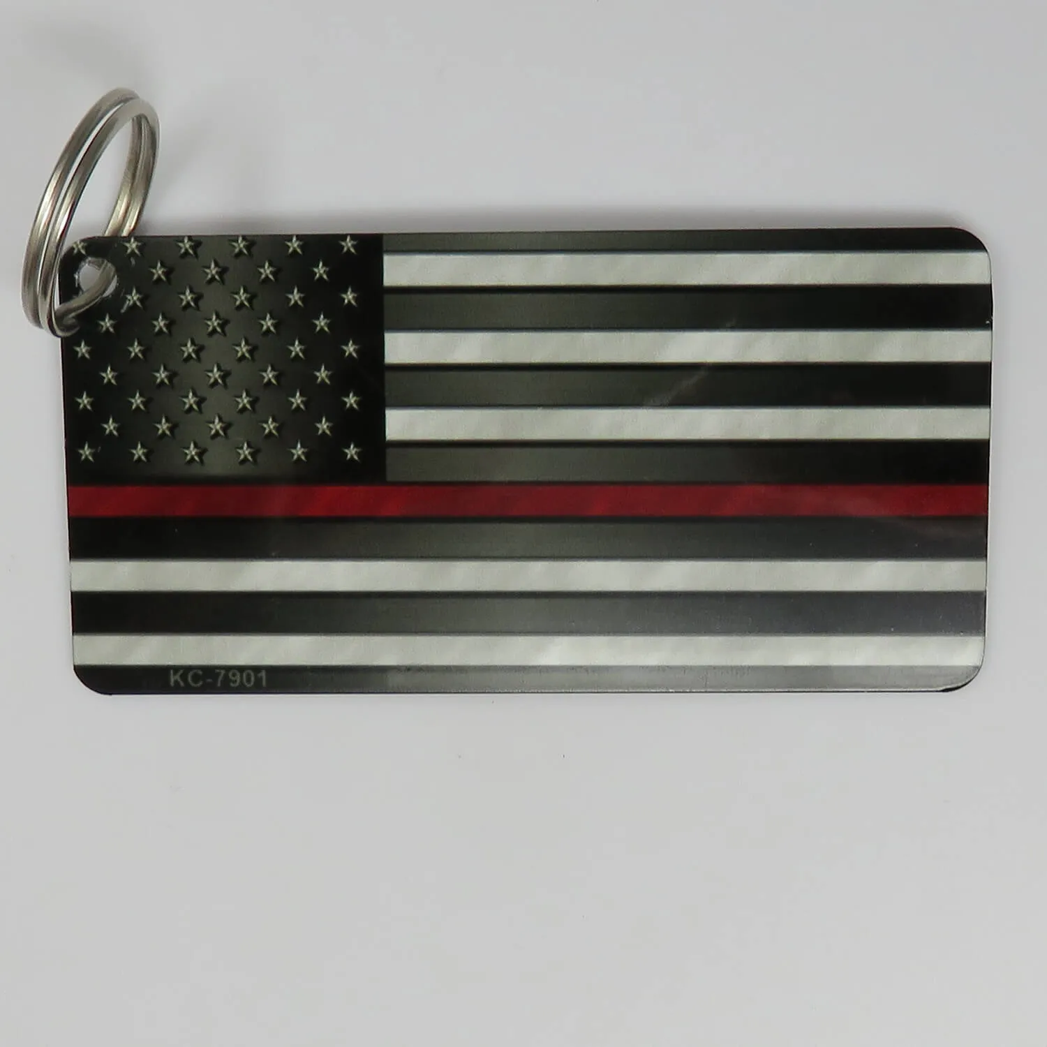 American Flag Thin Red Line Key Chain