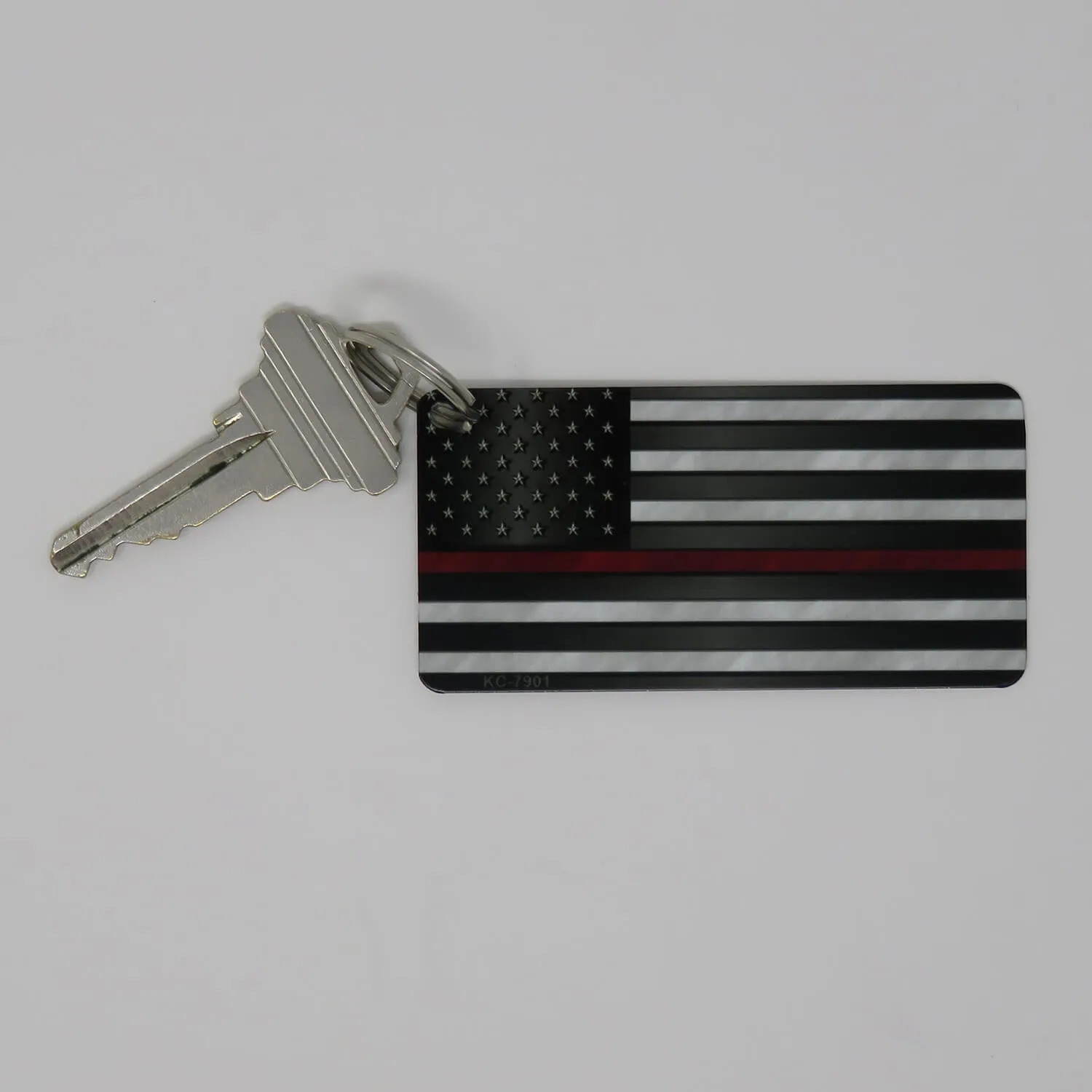 American Flag Thin Red Line Key Chain