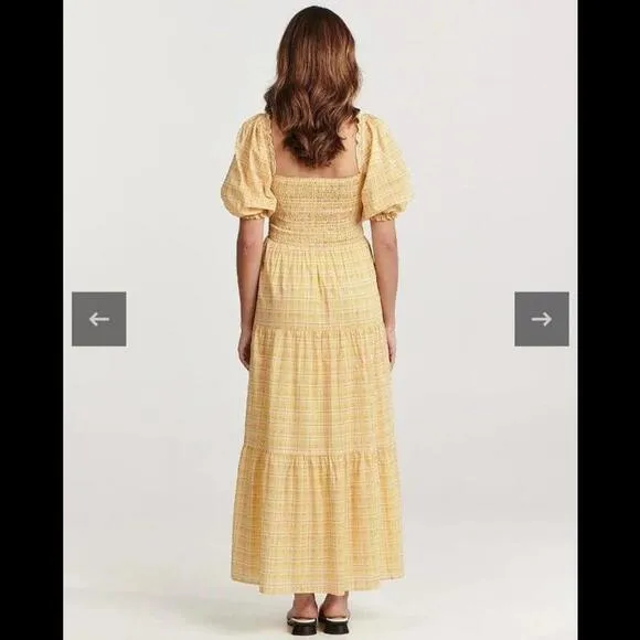 Anthro Elena midi dress