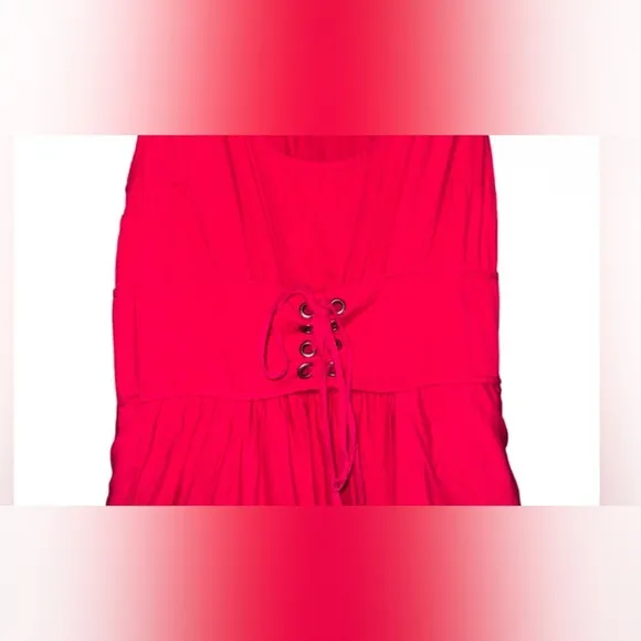 Anthropologie x Plenty by Tracy Reese corset maxi dress