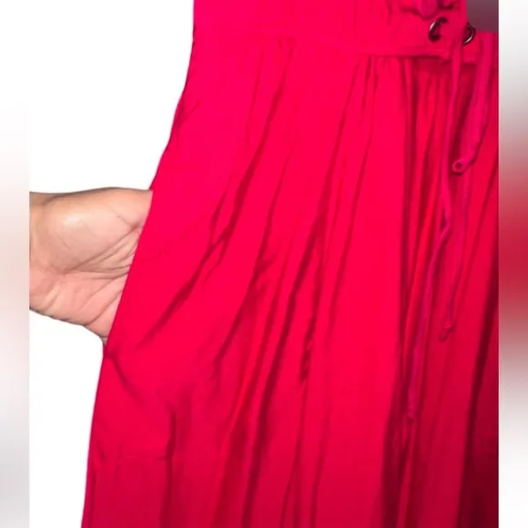Anthropologie x Plenty by Tracy Reese corset maxi dress