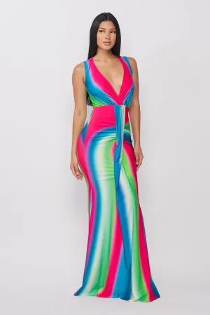 AnyTime Tie Dye Maxi Dress - HOEA31360