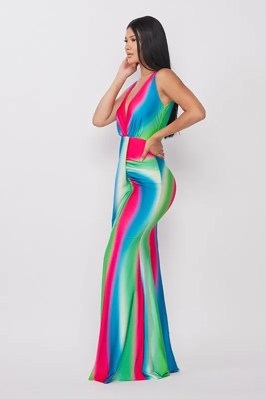 AnyTime Tie Dye Maxi Dress - HOEA31360