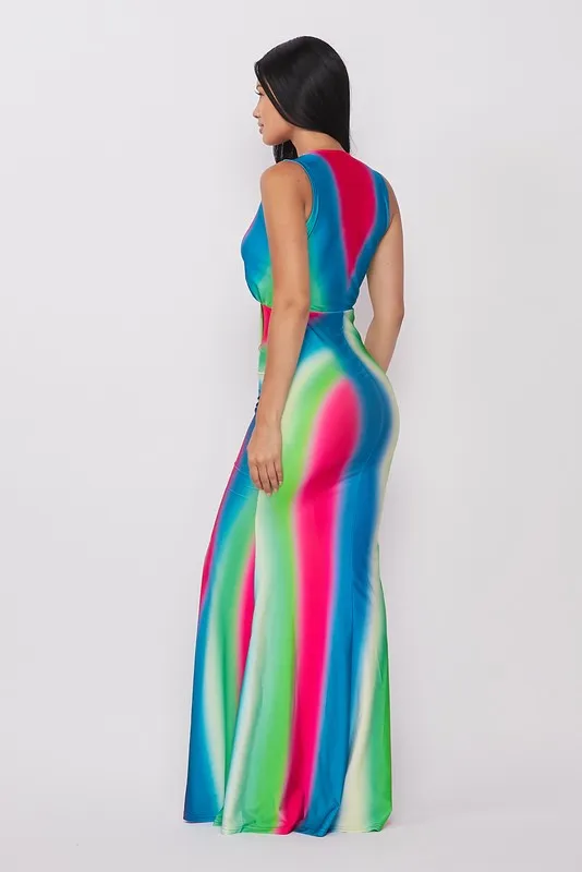 AnyTime Tie Dye Maxi Dress - HOEA31360