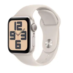 Apple Watch SE GPS Aluminium Case with Sport Band (40mm) - M/L- Starlight