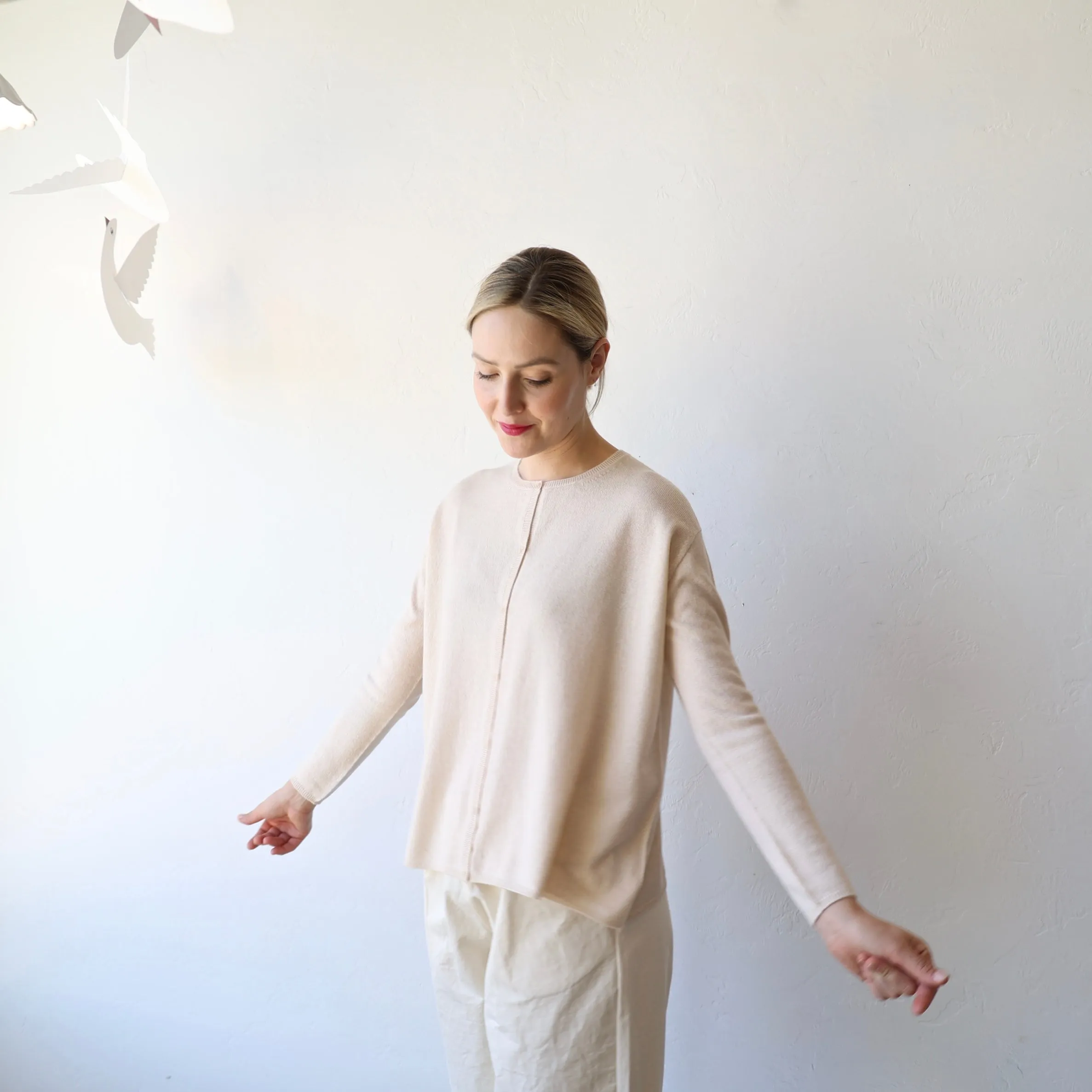 Apuntob Boxy Cardigan - Butter