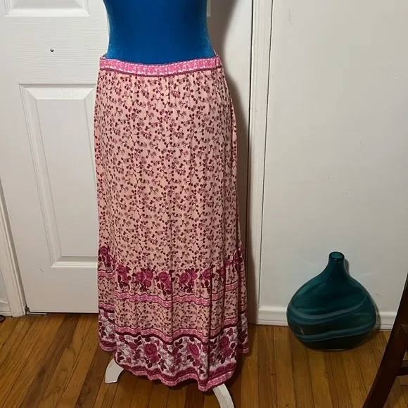 Arnhem Floral Maxi Skirt 10 Medium