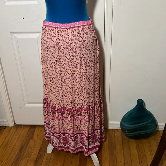 Arnhem Floral Maxi Skirt 10 Medium